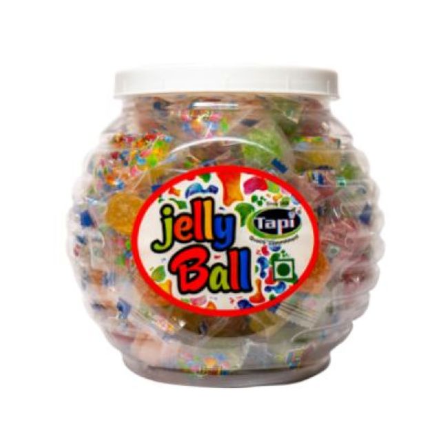 Tapi Soft Jelly Sugar Coated Jelly Ball  (437.5 g)(125 Pieces)