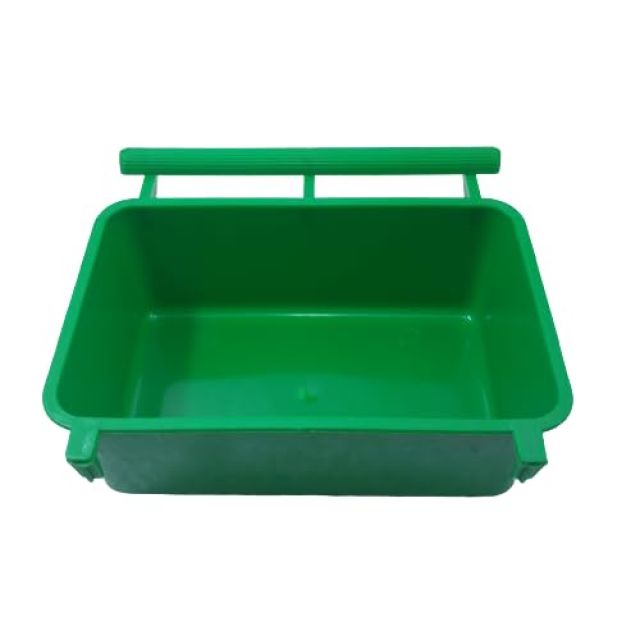 Bird Cage Food Feeder Bowl (Pack of 2), 350ml, Plastic Feeding Cup for Love Birds, Finches, Cockatiel, Pigeon