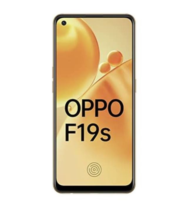 Oppo F19s (Gold) | 6GB RAM + 128GB ROM | 48MP+2MP+2MP Primary Camera | 16MP Selfie Camera | 5000 mah Battery | 6.43' inch Display