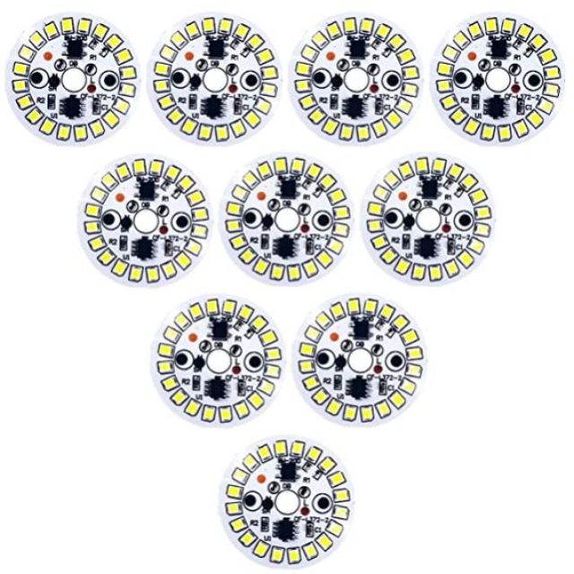 9 WATT DOB (Direct On Board) White Color LED Bulb Raw Material of 9 Watt DOB (PACK OF 10, 9 WATT)