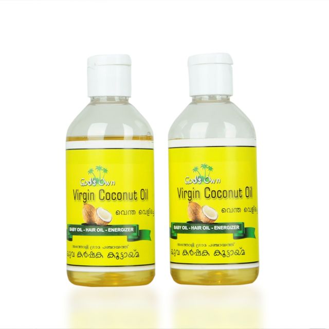 God's Own Virgin Coconut Oil(Hot pressed) 400Ml
