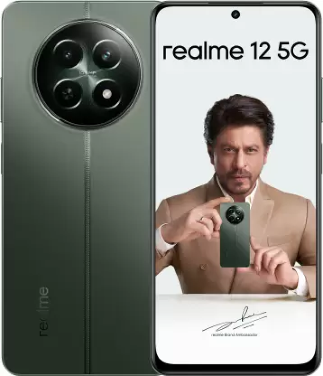 Realme 12+ 5G (Pioneer Green, 128 GB)  (8 GB RAM)