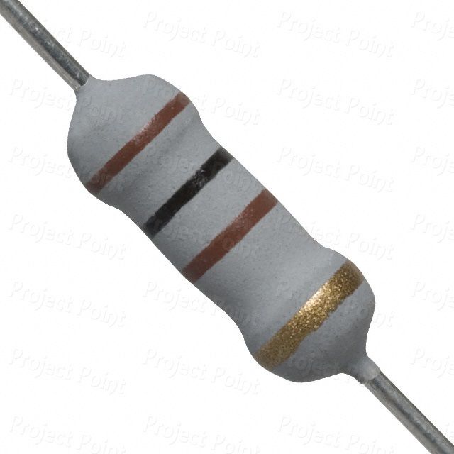 100 Ohm 1W Flameproof Metal Oxide Resistor