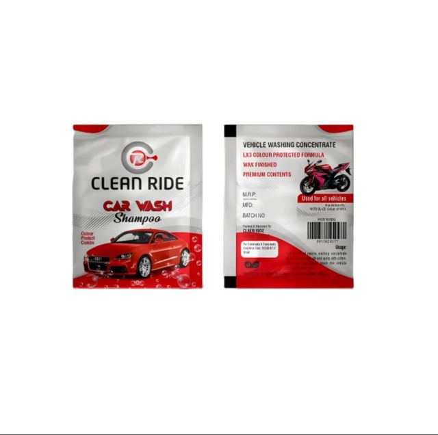 Clean Ride Car Wash Shampoo Vehicle Washing Concentrate Pack of 10