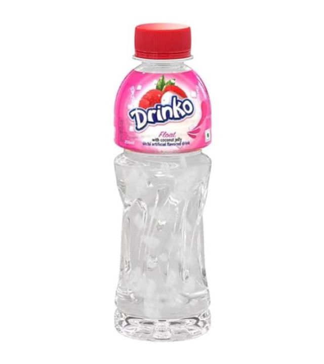 Bangladesh Pran Drinko Float (With Coconut Jell) Litchi Fruit Drink – 250ml Pack of 3