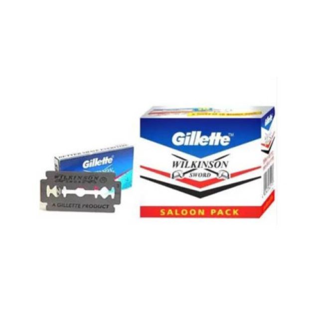 Wilkinson Sword Double Edge Razor Blades (50 In 1) (Pack Of 2) Saloon Pack+10 nos free