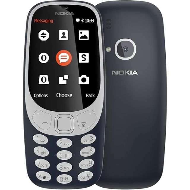 Nokia 3310 Dual SIM Feature Phone with MP3 Player, Wireless FM Radio and Rear Camera