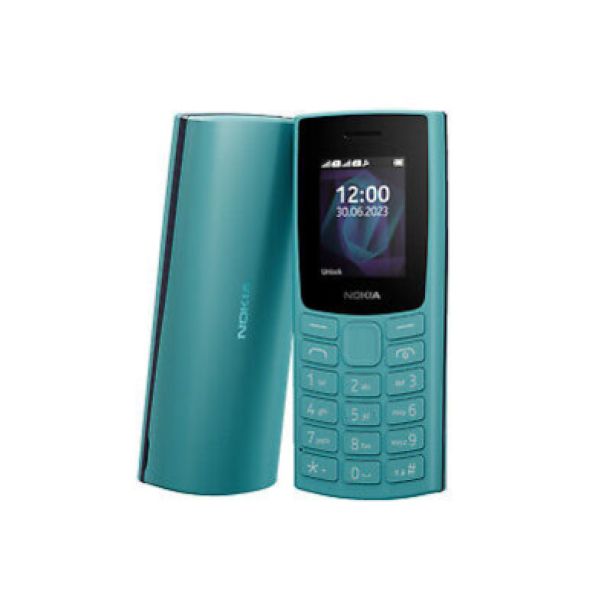 Nokia All-New 105 Single Sim Keypad Phone with Built-in UPI Payments, Long-Lasting Battery, Wireless FM Radio | Cyan