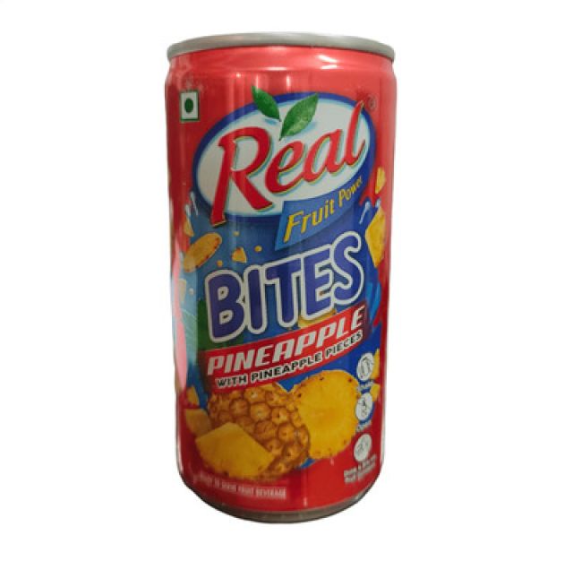 Real Bites Pineapple - 180ml Pack of 3nos