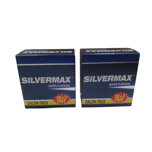 Super Platinum Double Edge Blades – Slivermax Salon Pack of 2