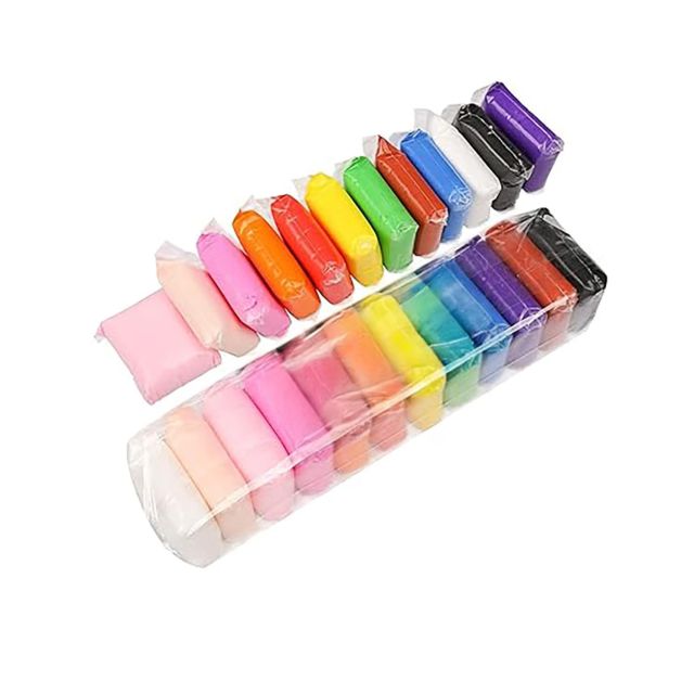 Soft Air Dry Clay for Kids & Beginners | Non-Toxic, Easy-to-Handle Craft Clay | Perfect for Creative Play, Art Projects | Mess-Free and Natural Drying Process