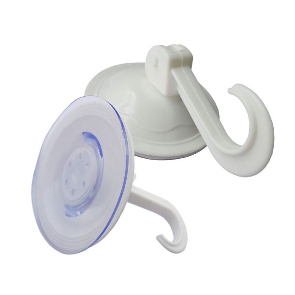 Glass Hooks Vacuum Wall Sucker Hooks - Pack of 12 Pieces