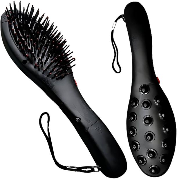 7 in 1 Hair Brush Vibrator Massager Acupressure Massage Magnetic hair brush massager head massager
