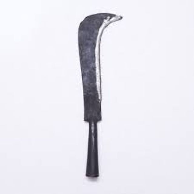 South Indian Traditional Steel Billhook / Iron Aruval / Plants Cutter in Pure Iron SMALL