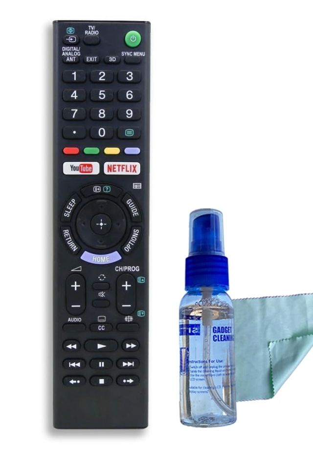 Remote Control Compatible with Sony Bravia TV Remote Control RM-L1370 Model Fit for Smart LCD LED UHD OLED QLED 4K Android Televison Remotes for All Sony TVs
