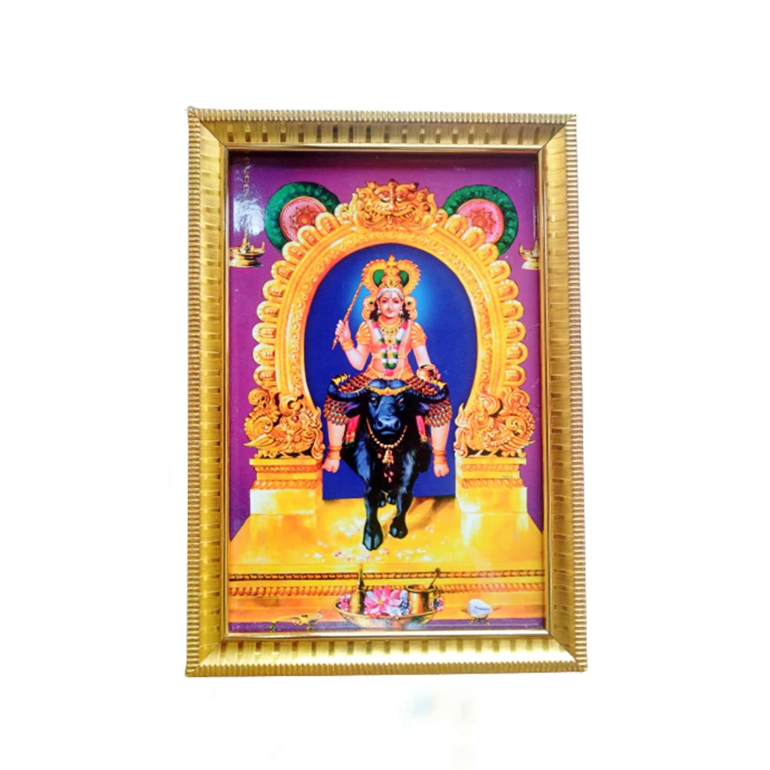 CAMCALL Sree Vishnumaya Bhagvan Worship Photo Frame 10.5cm X 14.5cm